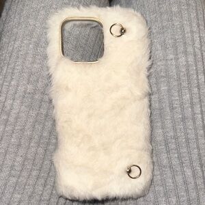 Fluffy cream Phone Case for iPhone 16